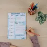 STITCH - Watercolor - Planificateur Hebdomadaire