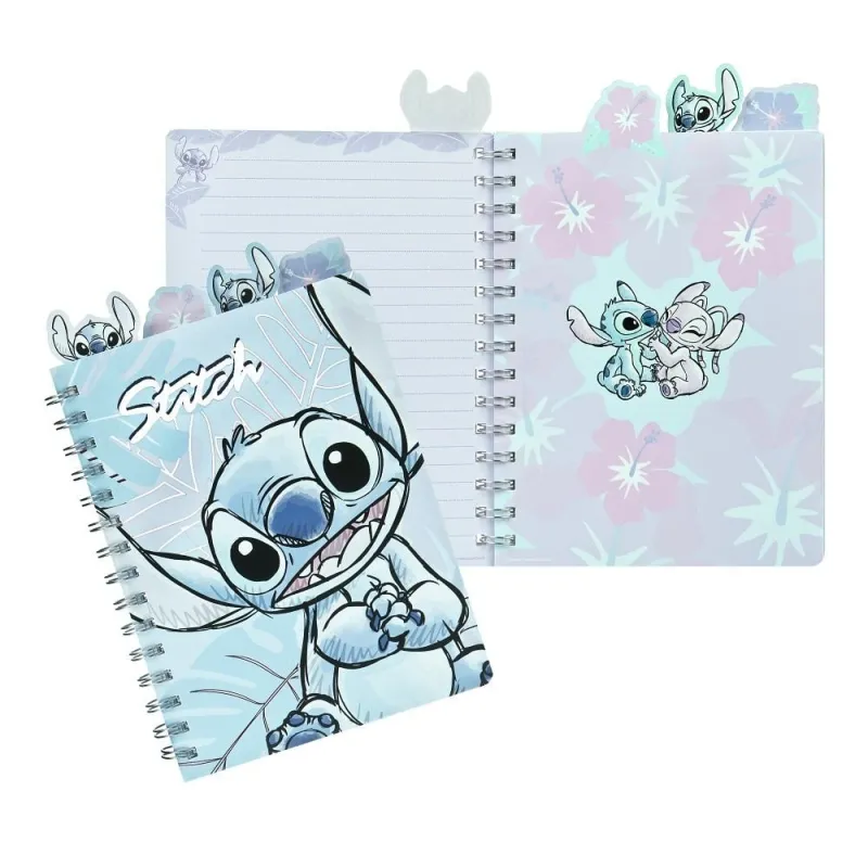 STITCH - Watercolor - Notebook A5 + 4 Séparateurs