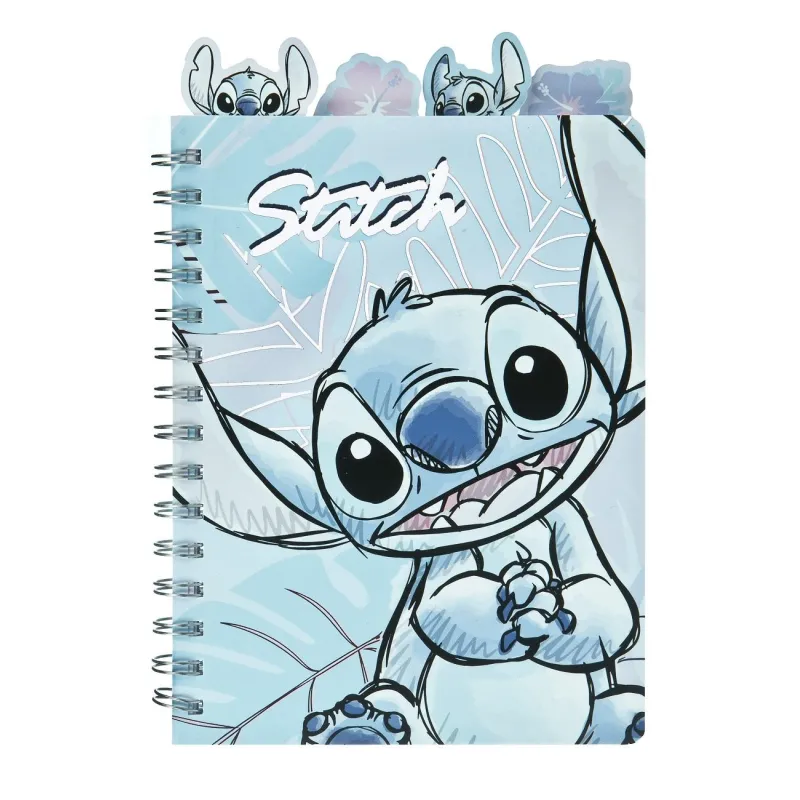STITCH - Watercolor - Notebook A5 + 4 Séparateurs