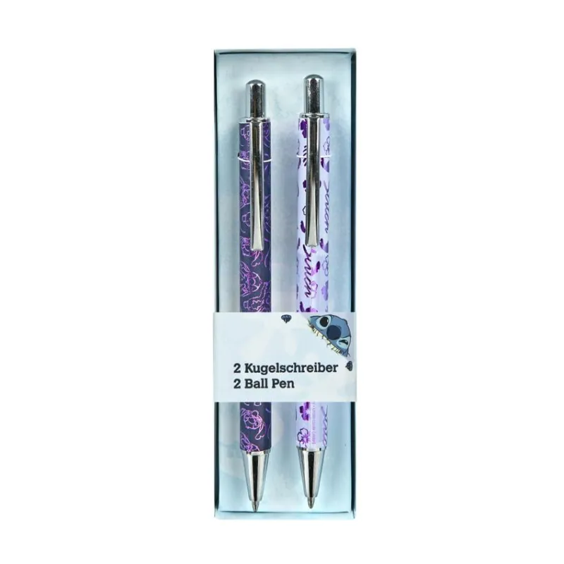 STITCH - Watercolor - Gift Box de 2 Stylos-Bille