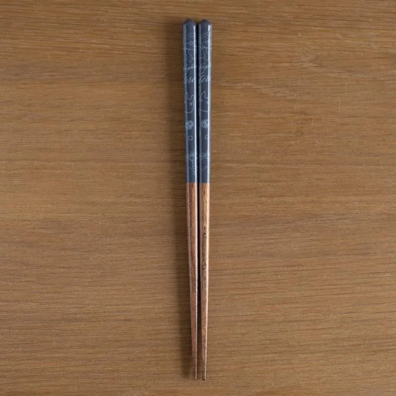 MON VOISIN TOTORO - Esquisses Bleu Marine - baguettes Laquées 21cm