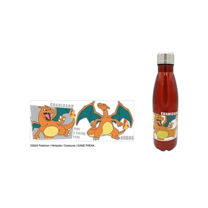 POKEMON - Dracaufeu - Bouteille en Acier Inoxydable 780ml