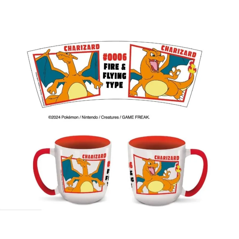 POKEMON - Dracaufeu - Mug Elite Intérieur Coloré - 384ml