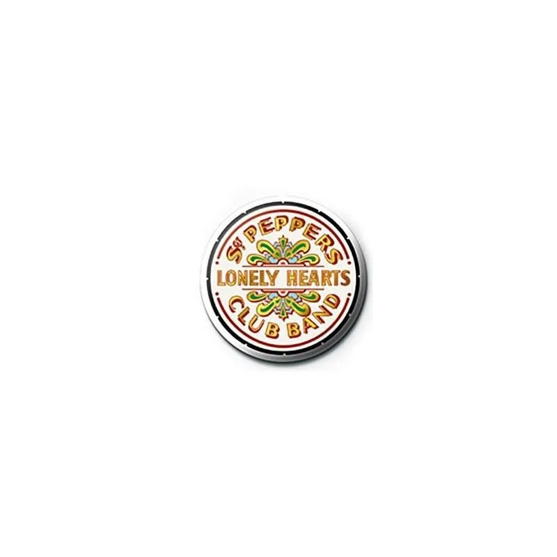THE BEATLES - SGT Pepper Logo - Button Badge 25mm