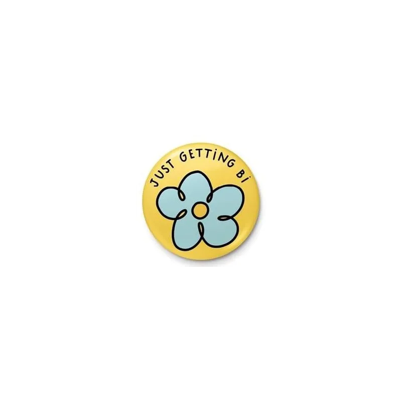 DIVERS - The Peach Fuzz "Getting Bi" - Button Badge 25mm