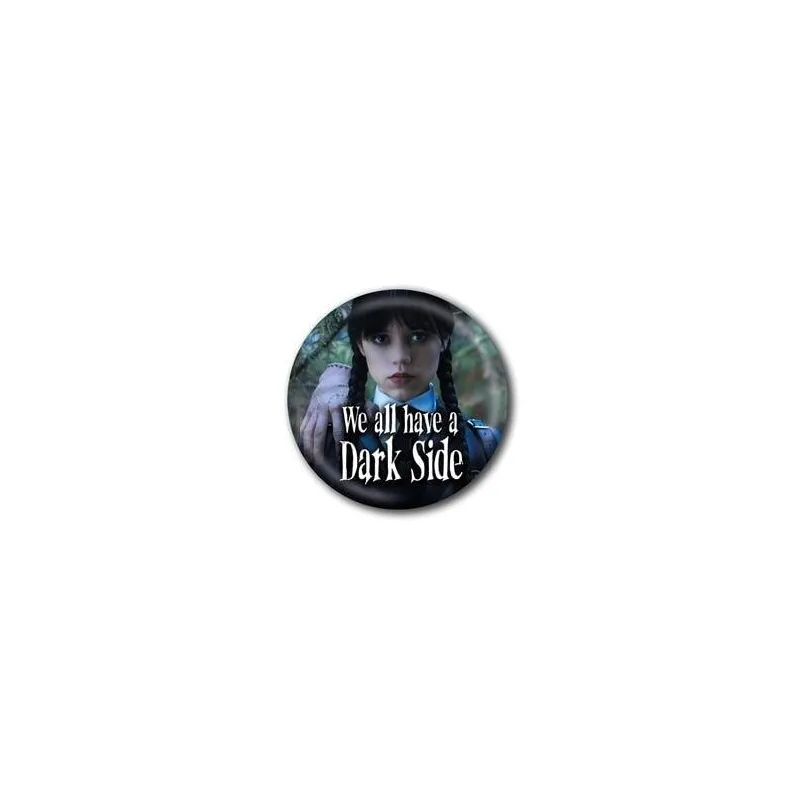 MERCREDI - Dark Side - Button Badge 25mm