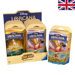 DISNEY - Lorcana - Trading Cards Boite de 8 Starters Chapitre 3 - UK