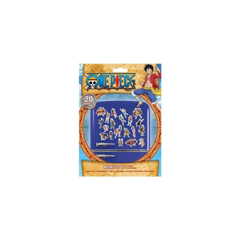 ONE PIECE - Chibi - Set de 20 magnets - Serie 2 The Great Pirate Era