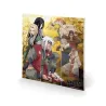 NARUTO - Fallen Leaves and F.Comrades - Impression sur bois 30X30cm