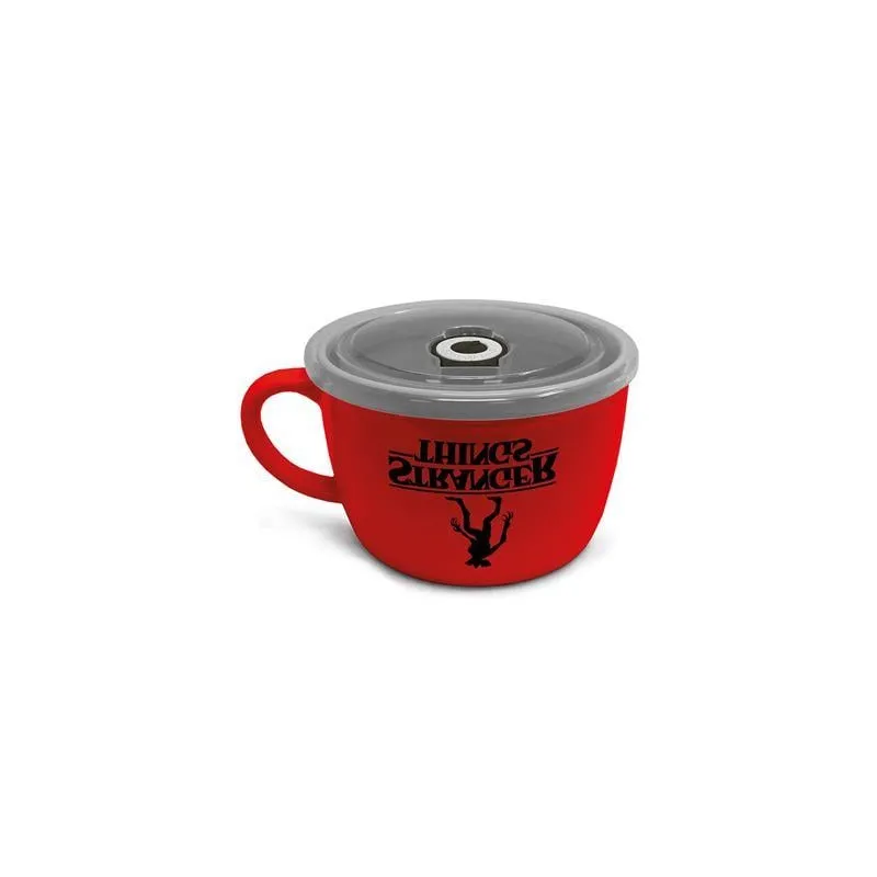 STRANGER THINGS - Logo - Tasse à soupe avec couvercle 600ml