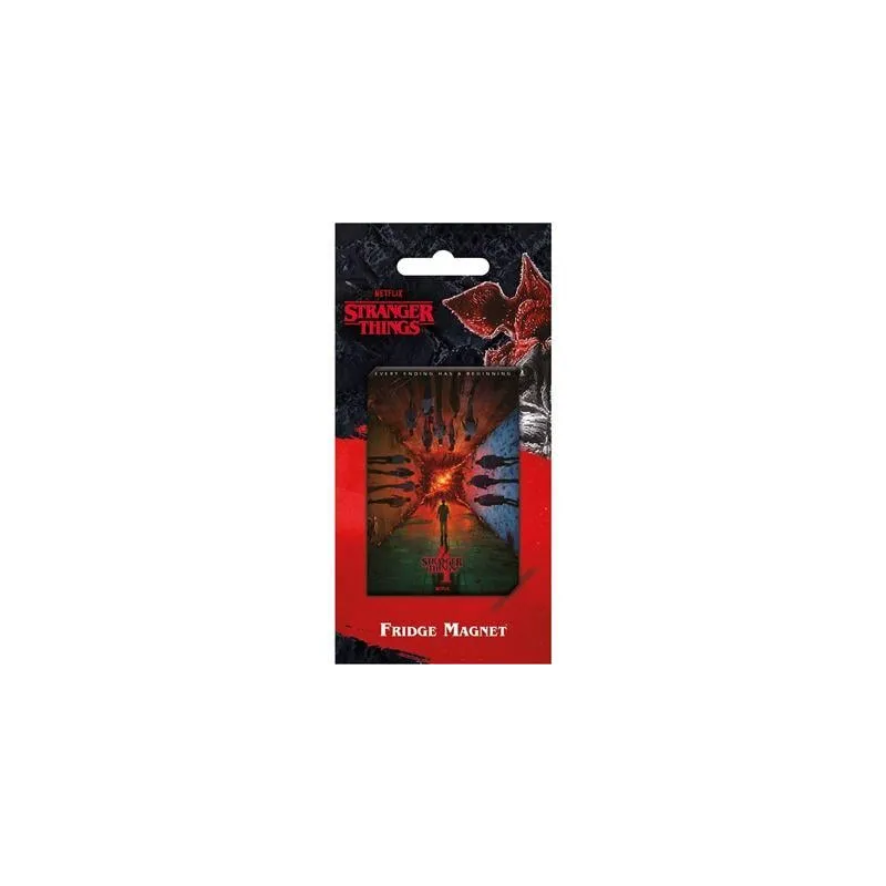 STRANGER THINGS 4 - Every Ending has a beginning - Aimant 5x8cm