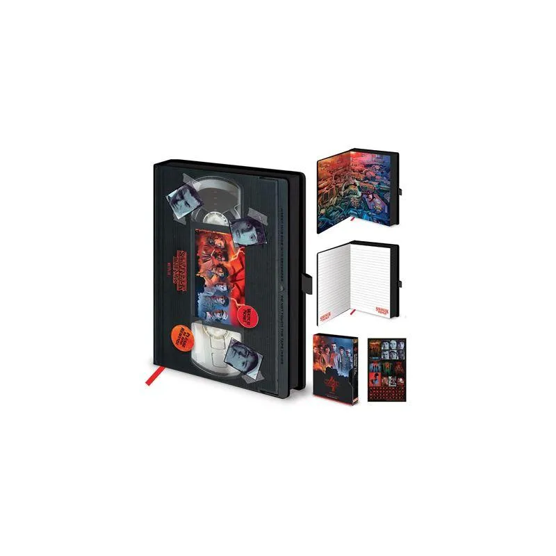 STRANGER THINGS - VHS Saison 4 - Cahier A5 Premium
