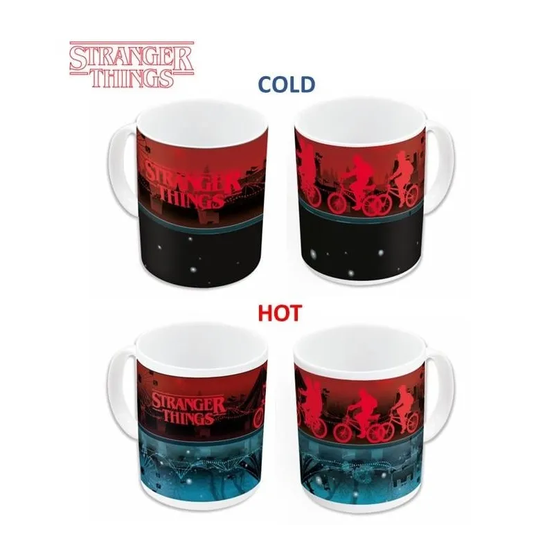 STRANGER THINGS - Vélos - Mug Thermoréactif - 325ml