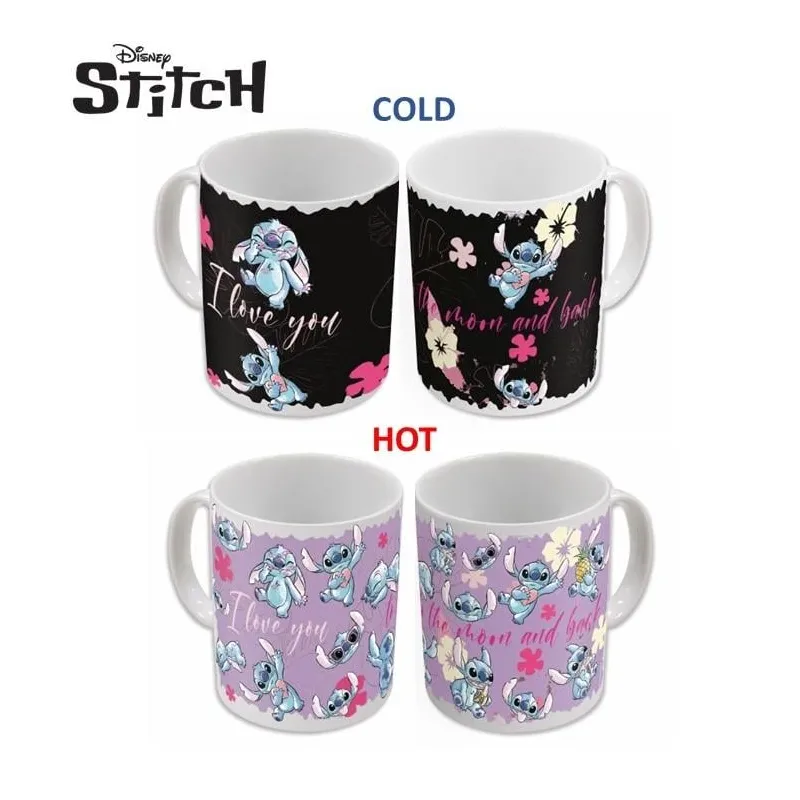 STITCH - I Love U - Mug Thermoréactif - 325ml