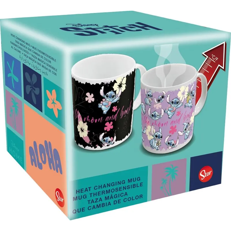 STITCH - I Love U - Mug Thermoréactif - 325ml