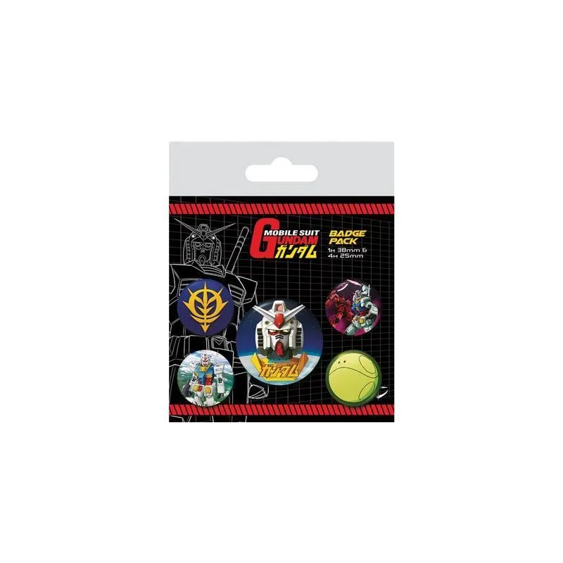 GUNDAM - Intergalactic - Pack 5 Badges