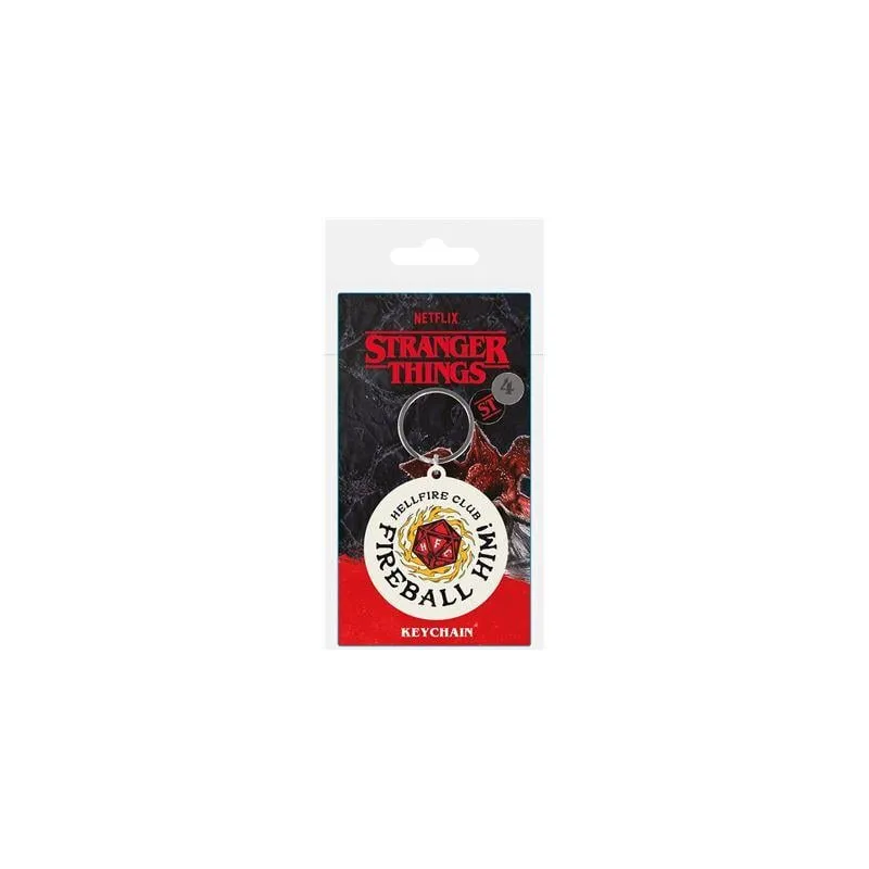 STRANGER THINGS - Fireball Him - Porte-clés en PVC