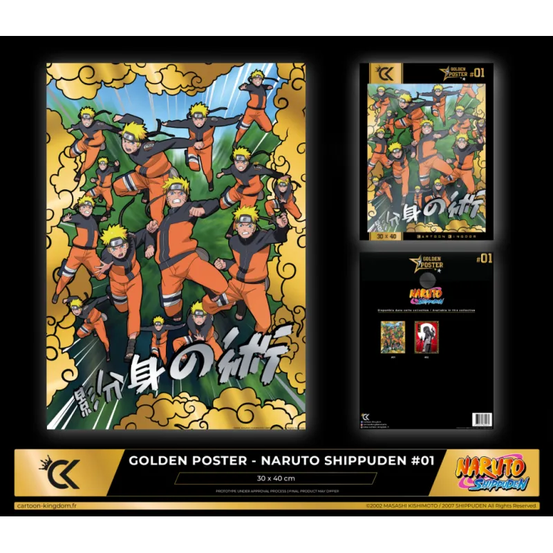 NARUTO SHIPPUDEN - Naruto - Golden Poster 30x40cm