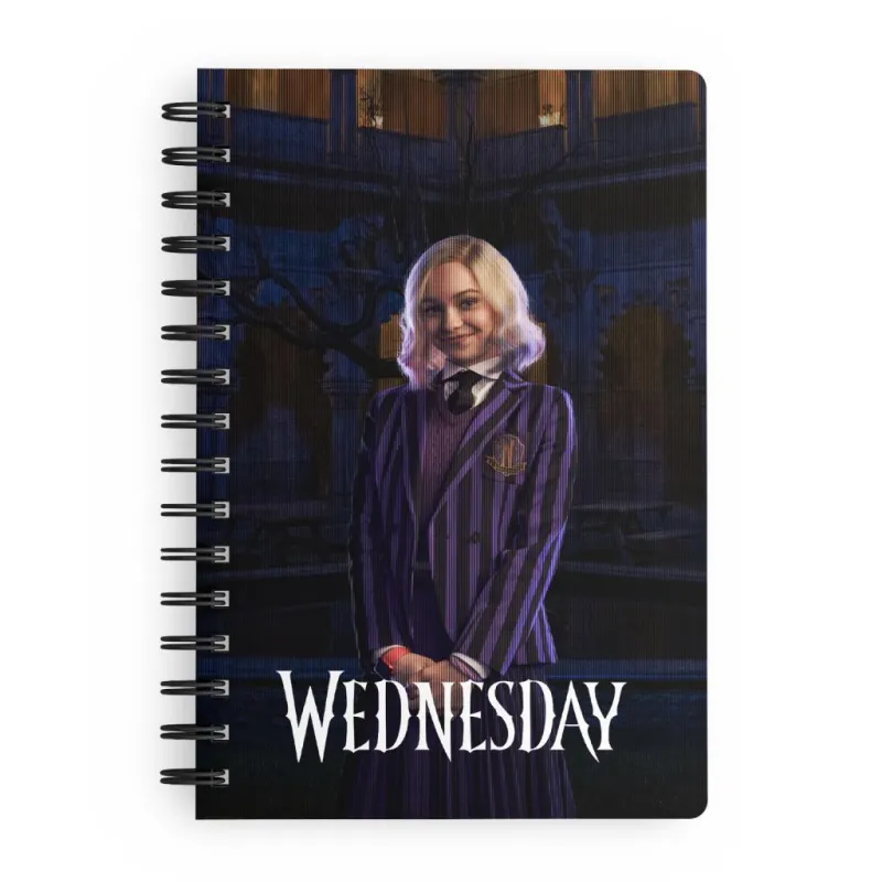 MERCREDI - Enid - Notebook Effet Lenticulaire 3D - Format A5