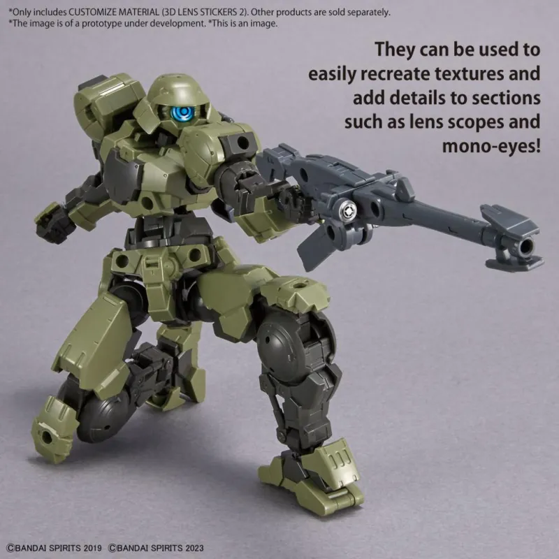 30MM - Customize Material (3D Lens Stickers 2) - Model Kit