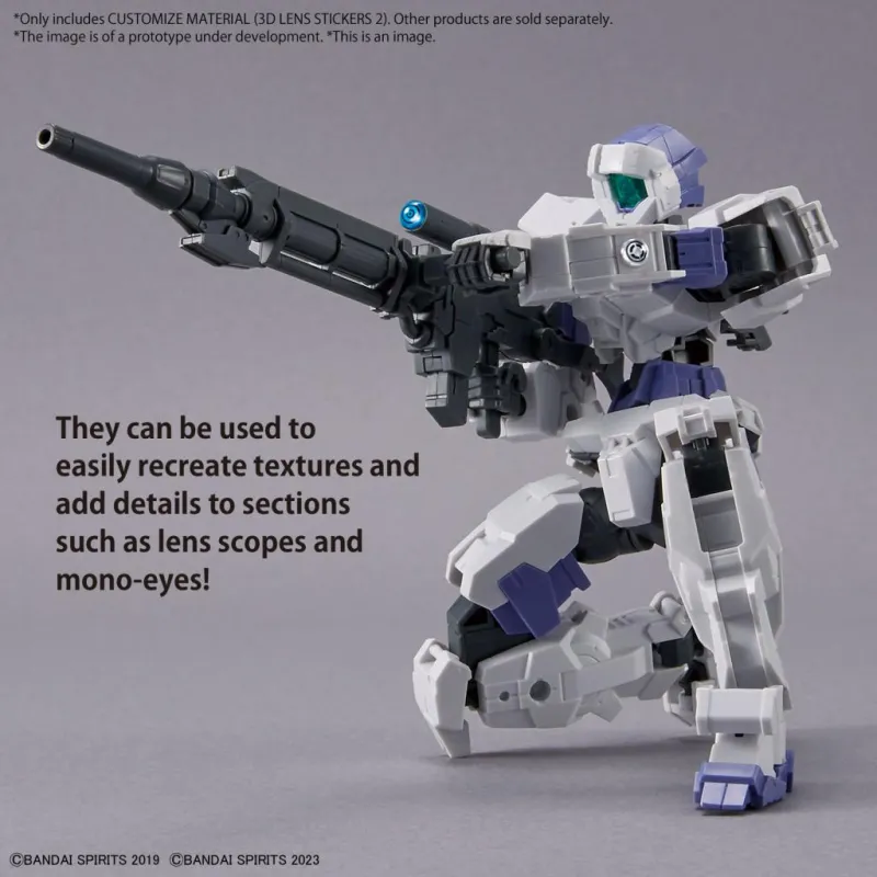 30MM - Customize Material (3D Lens Stickers 2) - Model Kit