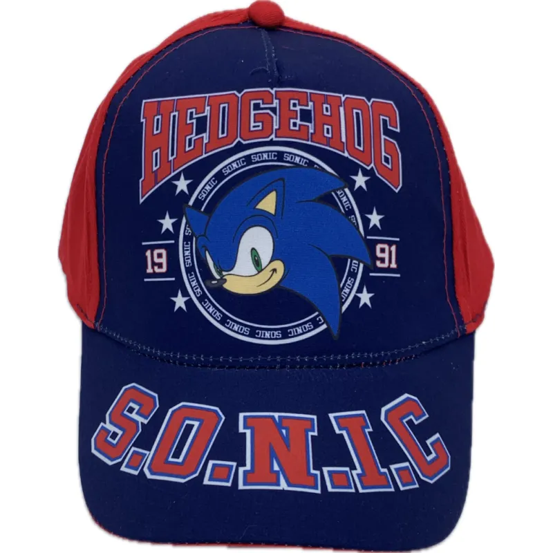SONIC - Sonic 1991 - Casquette Rouge Enfant 52cm
