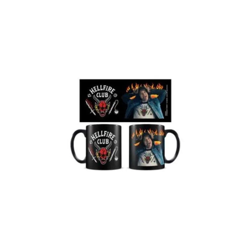 STRANGER THINGS - Black Mug - 315 ml - Hellfire Club