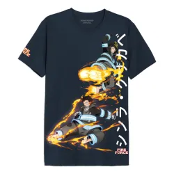 FIRE FORCE - Shinra - T-Shirt Oversize Homme (S)