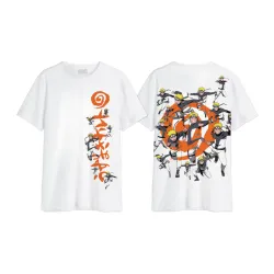 NARUTO SHIPPUDEN - Multiclonage - T-Shirt Oversize Homme (S)