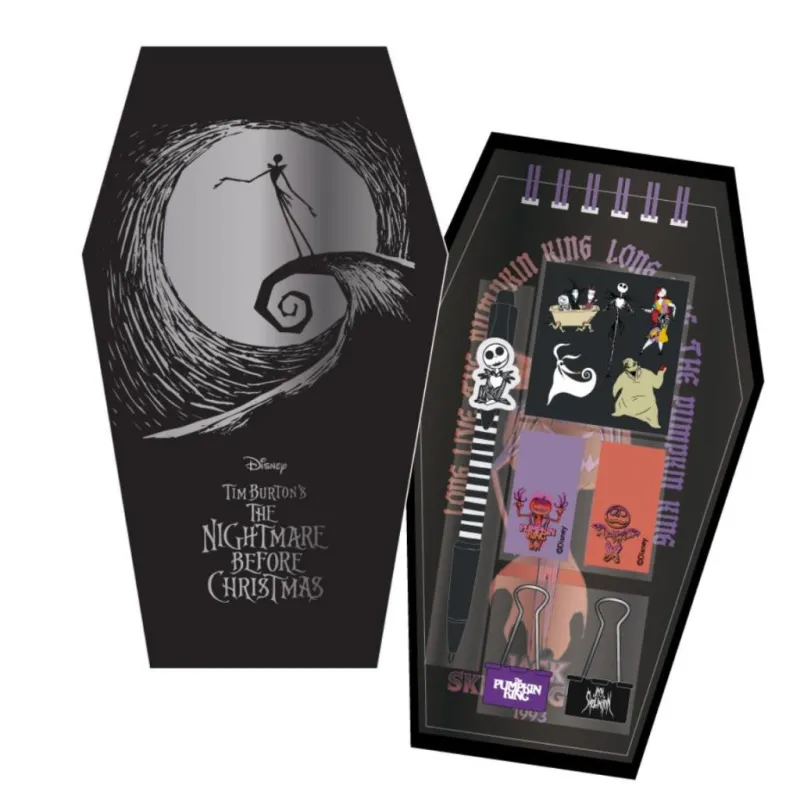 L'ETRANGE NOEL de Mr JACK - Boîte de Papeterie - 7 pc.
