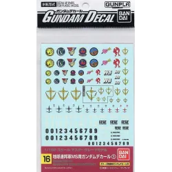 GUNDAM - Gundam Decal 16 MG Multiuse Federation - Model Kit
