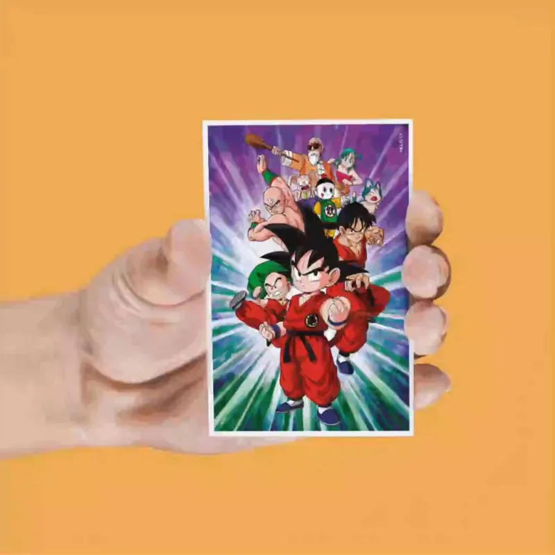 DRAGON BALL - Personnages - Set de 4 Magnet Lenticulaire