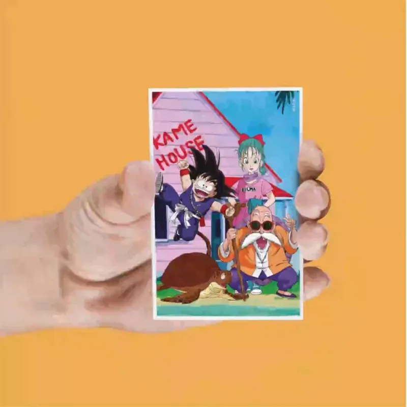 DRAGON BALL - Personnages - Set de 4 Magnet Lenticulaire