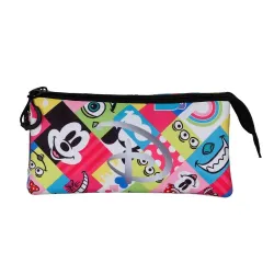 DISNEY 100 Ans - Collage - Trousse Triple '23x11x7cm'