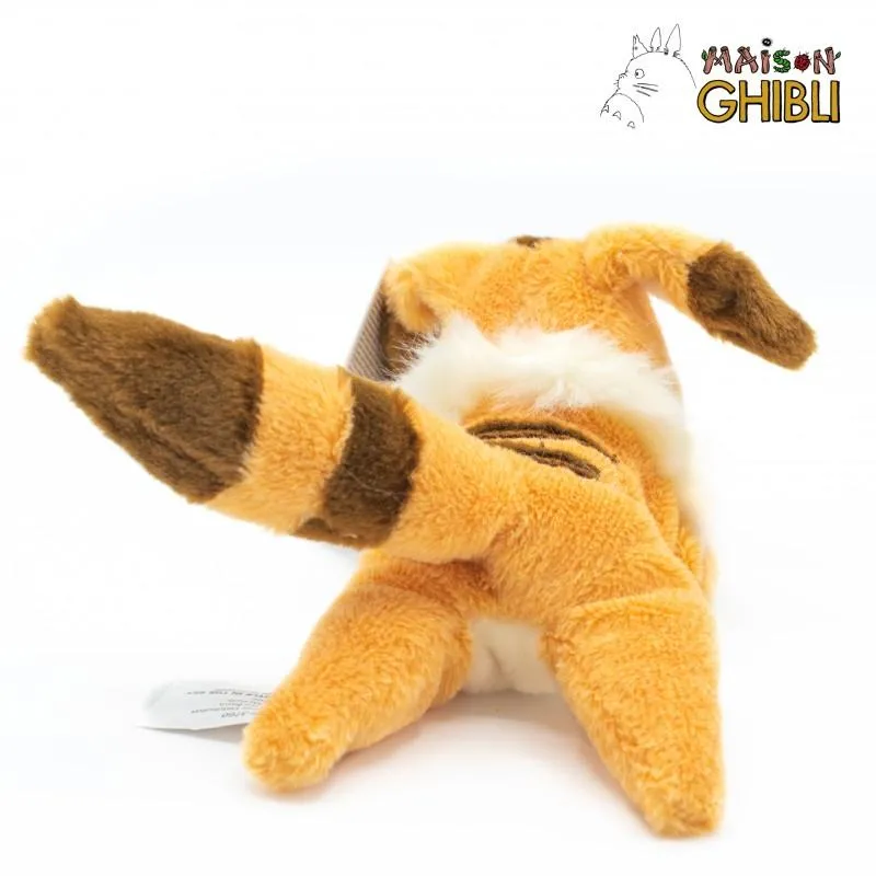 LE CHATEAU DANS LE CIEL - Renard Ecureuil -Peluche Fluffy Beanbag 21cm