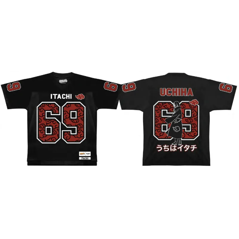 NARUTO - Itachi Akatsuki - T-Shirt Sports US Replica unisex (M)