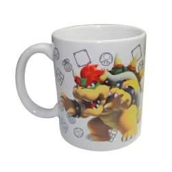 NINTENDO - BOWSER - Tirelire en Métal 12 x 9 x 11cm + Mug