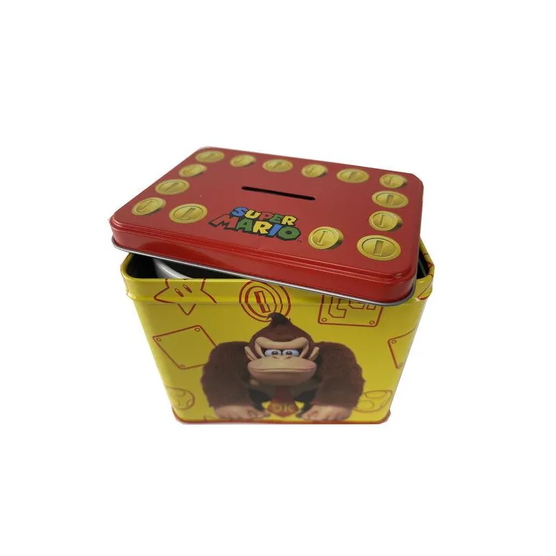 NINTENDO - DONKEY KONG - Tirelire en Métal 12 x 9 x 11cm + Mug