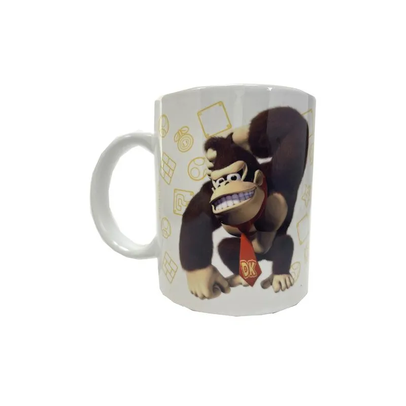 NINTENDO - DONKEY KONG - Tirelire en Métal 12 x 9 x 11cm + Mug