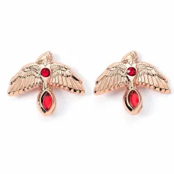 HARRY POTTER - Boucles d'Oreilles - Phénix Rose Gold