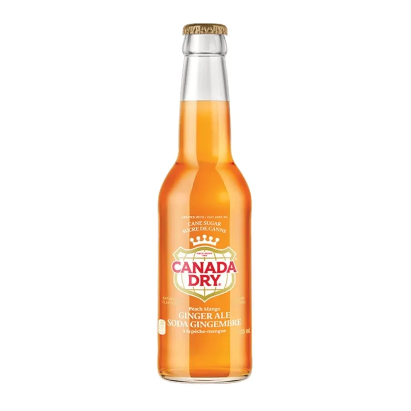 Canada Dry Peach Mango Glass