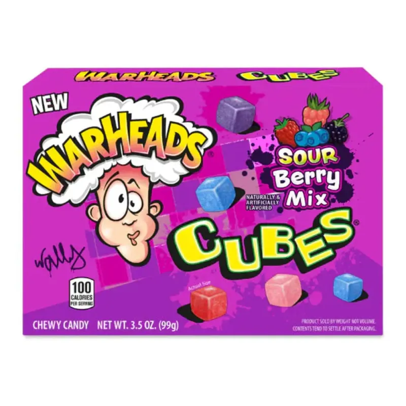 Warheads Cubes Sour Berry