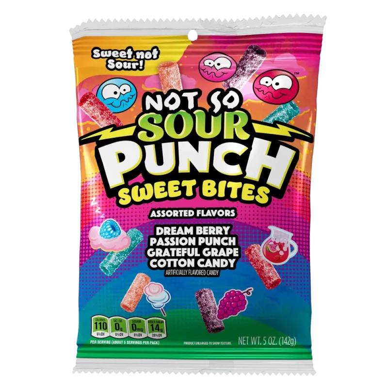 Sour Punch Sweet Bites Mix Flavors