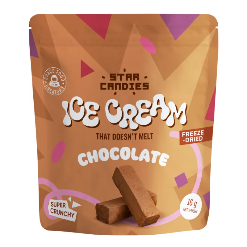 Star Candies Freeze-Dried Ice Cream Chocolat Small