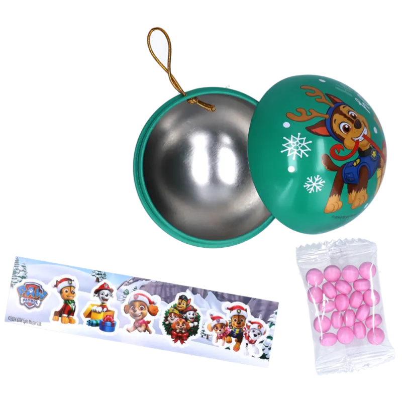 Paw Patrol Metal Christmas Ball