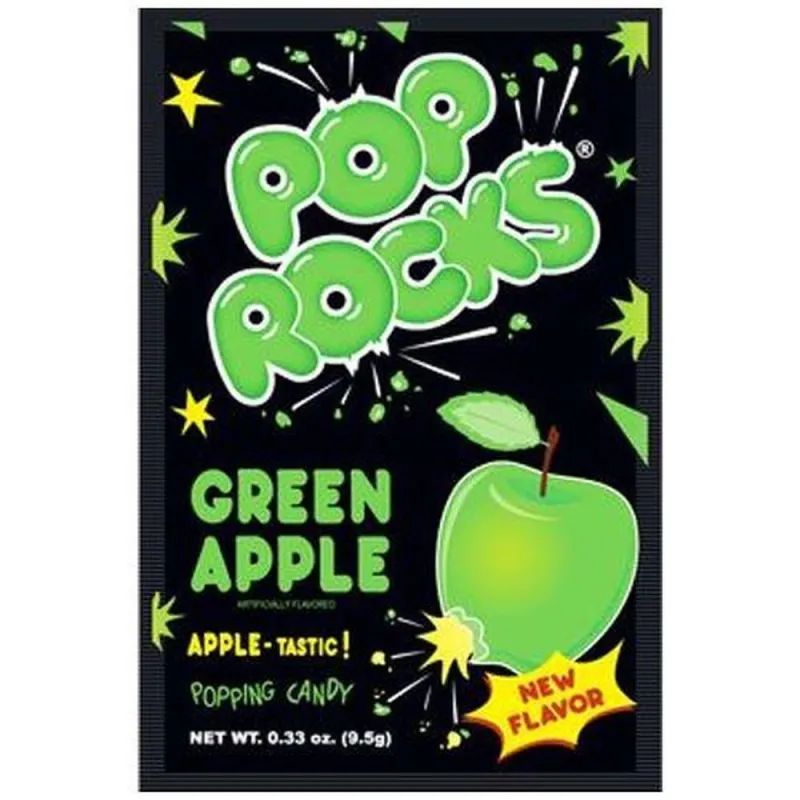 Pop Rocks Popping Candy Green Apple