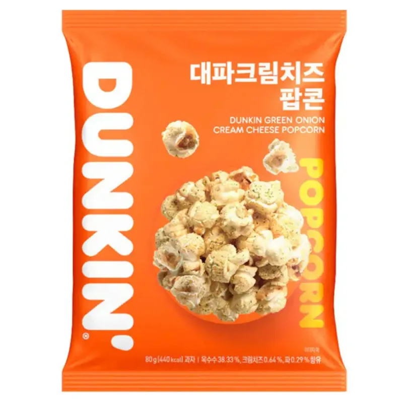 Dunkin Popcorn Green Onion Cream Cheese Big