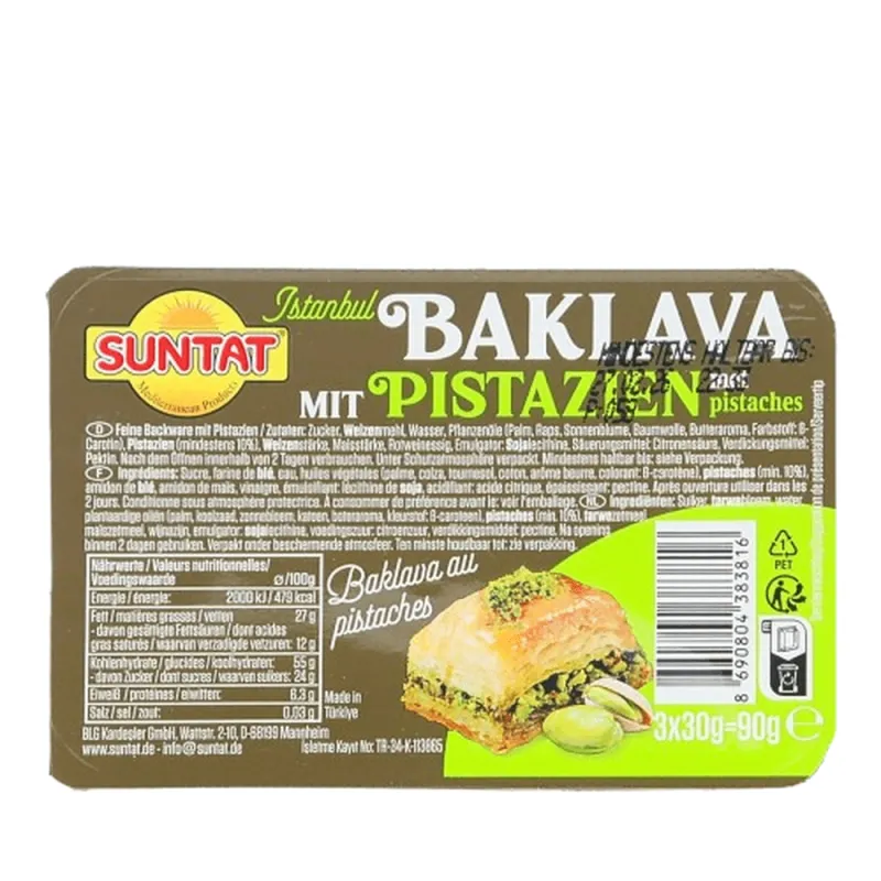Suntat Baklava With Pistachios Small