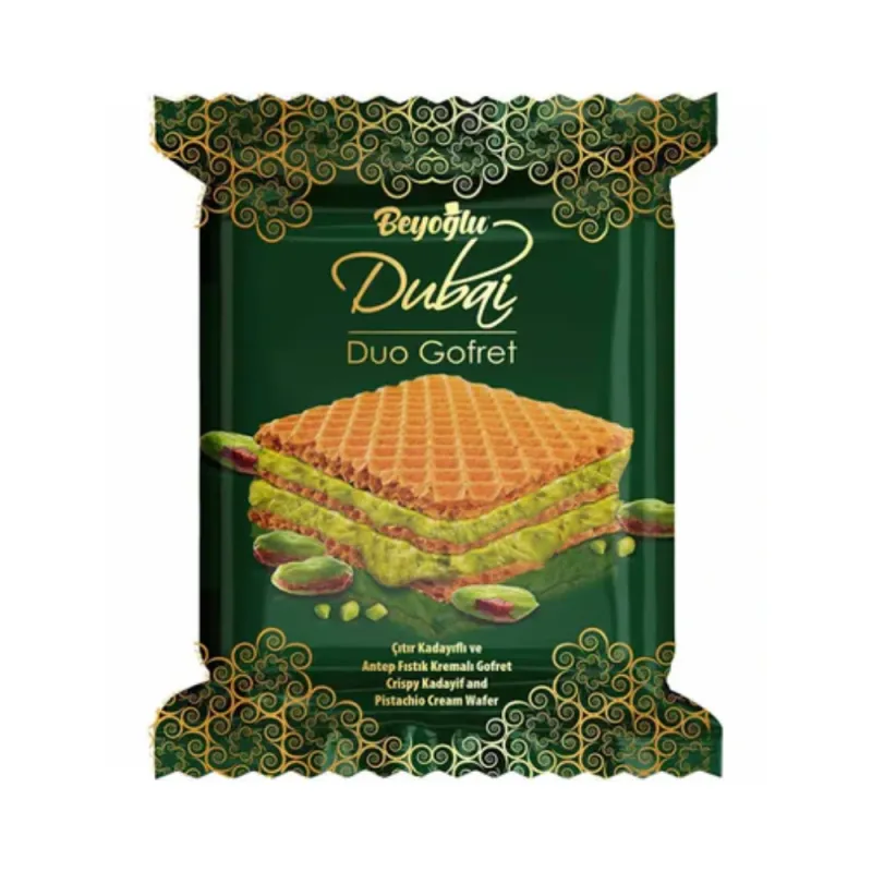 Beyoglu Dubai Duo Wafer Pistachio
