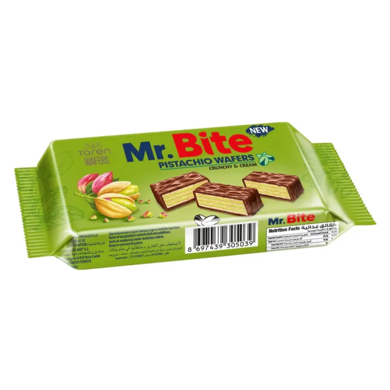 Mr.Bite Wafers Pistachio